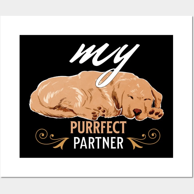 My Purrfect Partner Wall Art by NICHE&NICHE